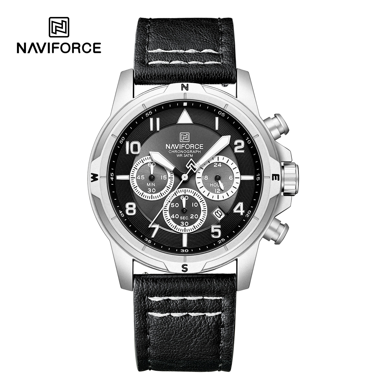 ساعت مچی مردانه اورجینال naviforce nf8077 sb