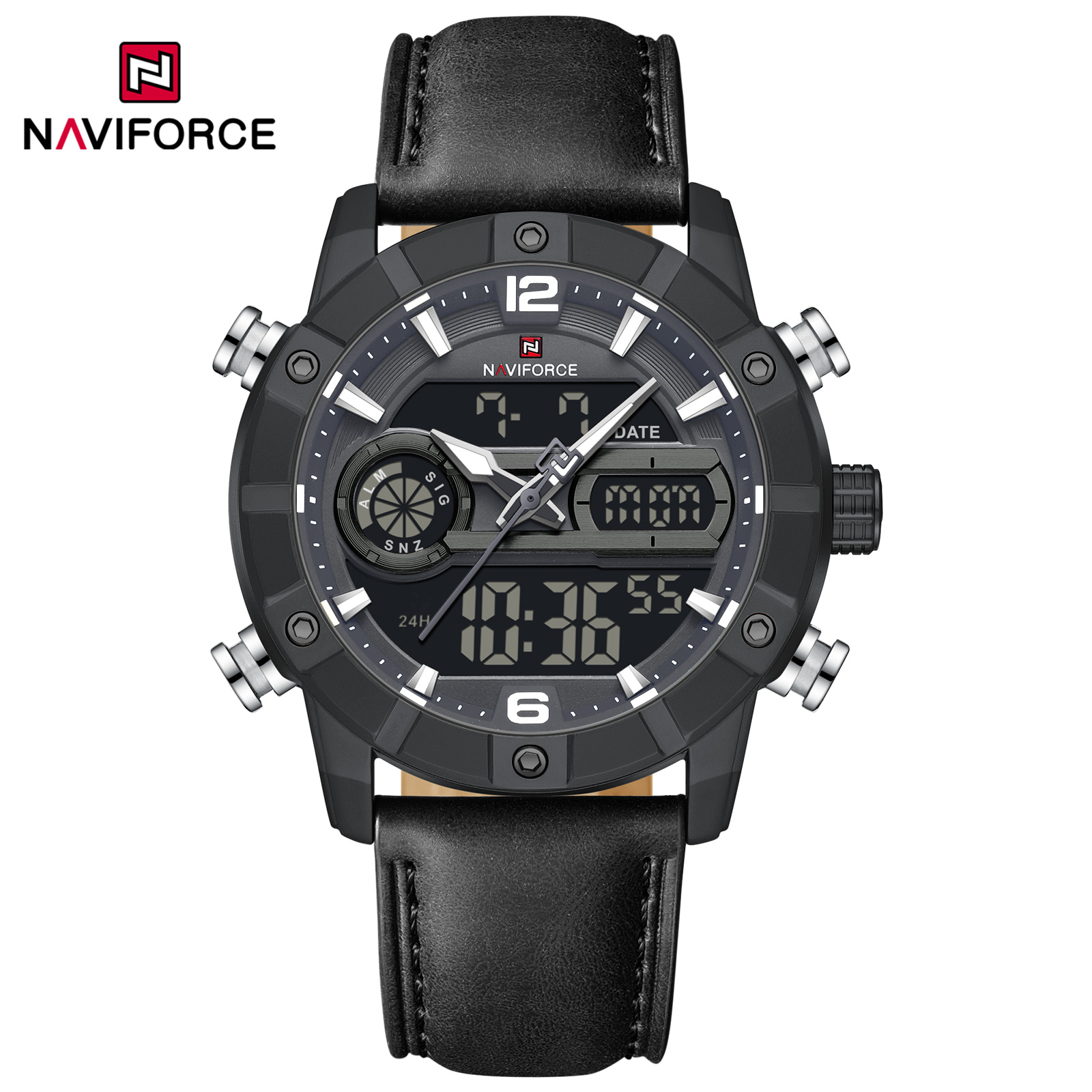 ساعت مچی مردانه اورجینال  naviforce  nf9263 btgyb
