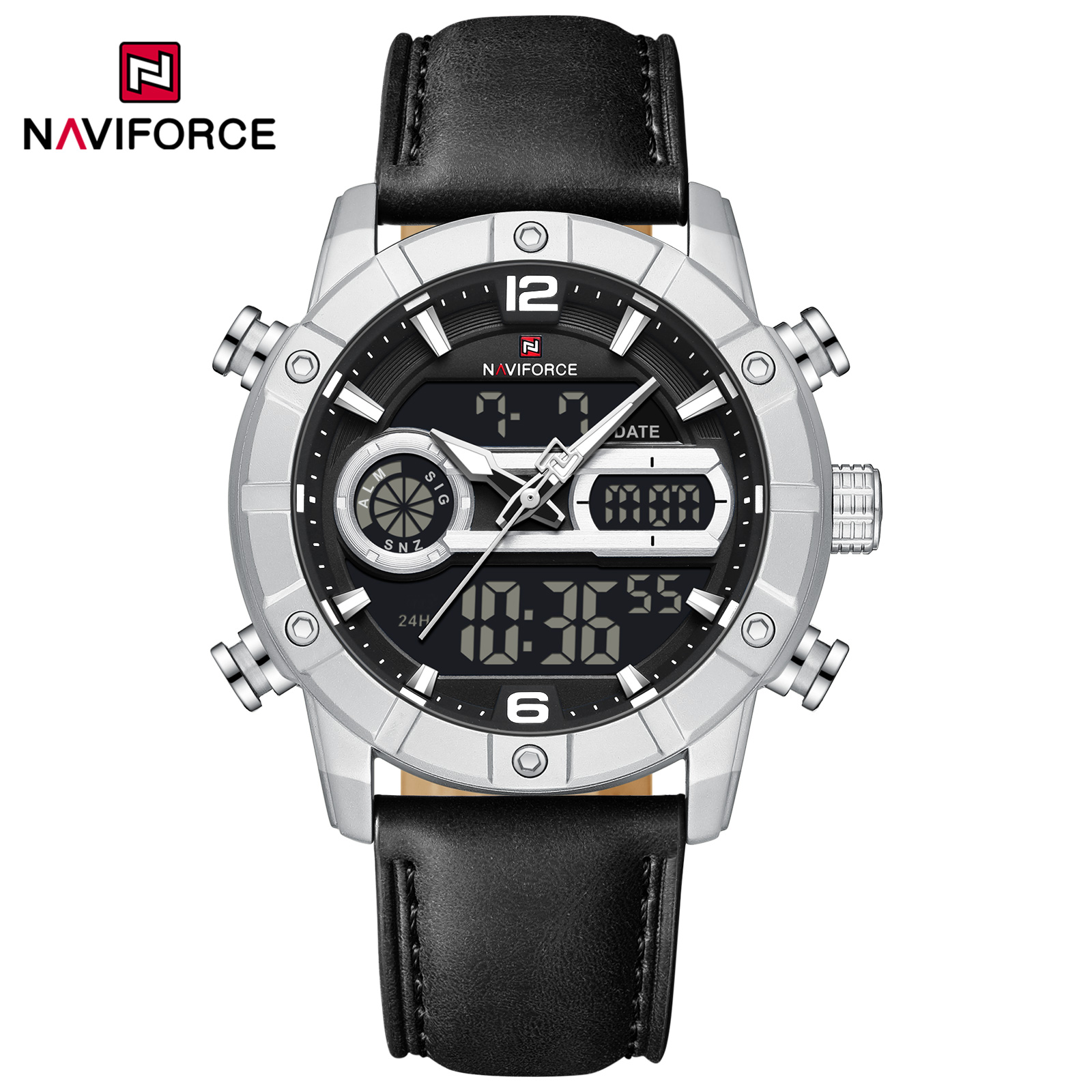 ساعت مچی مردانه اورجینال   naviforce  nf9263 sb