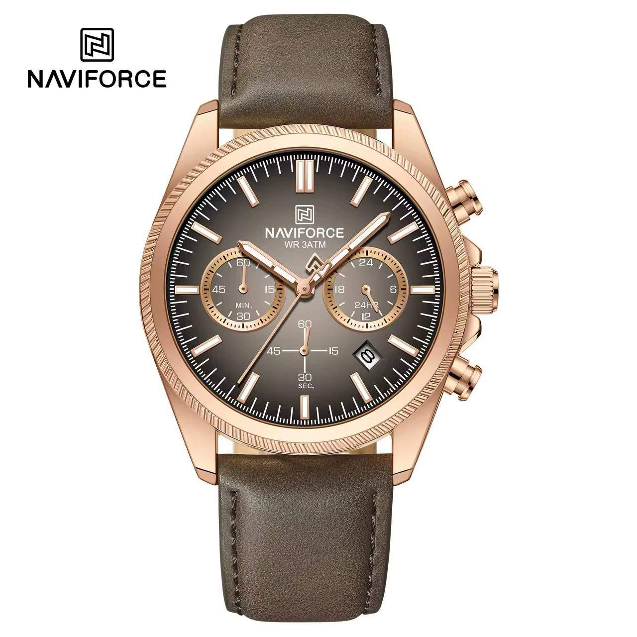 ساعت مچی مردانه اورجینال naviforce nf8082 rggydbn