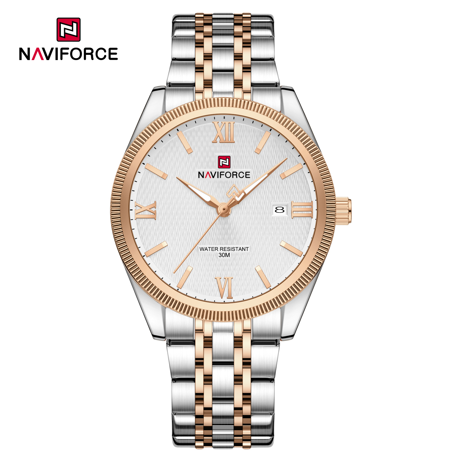 ساعت مچی مردانه اورجینال naviforce nf9282 swrg