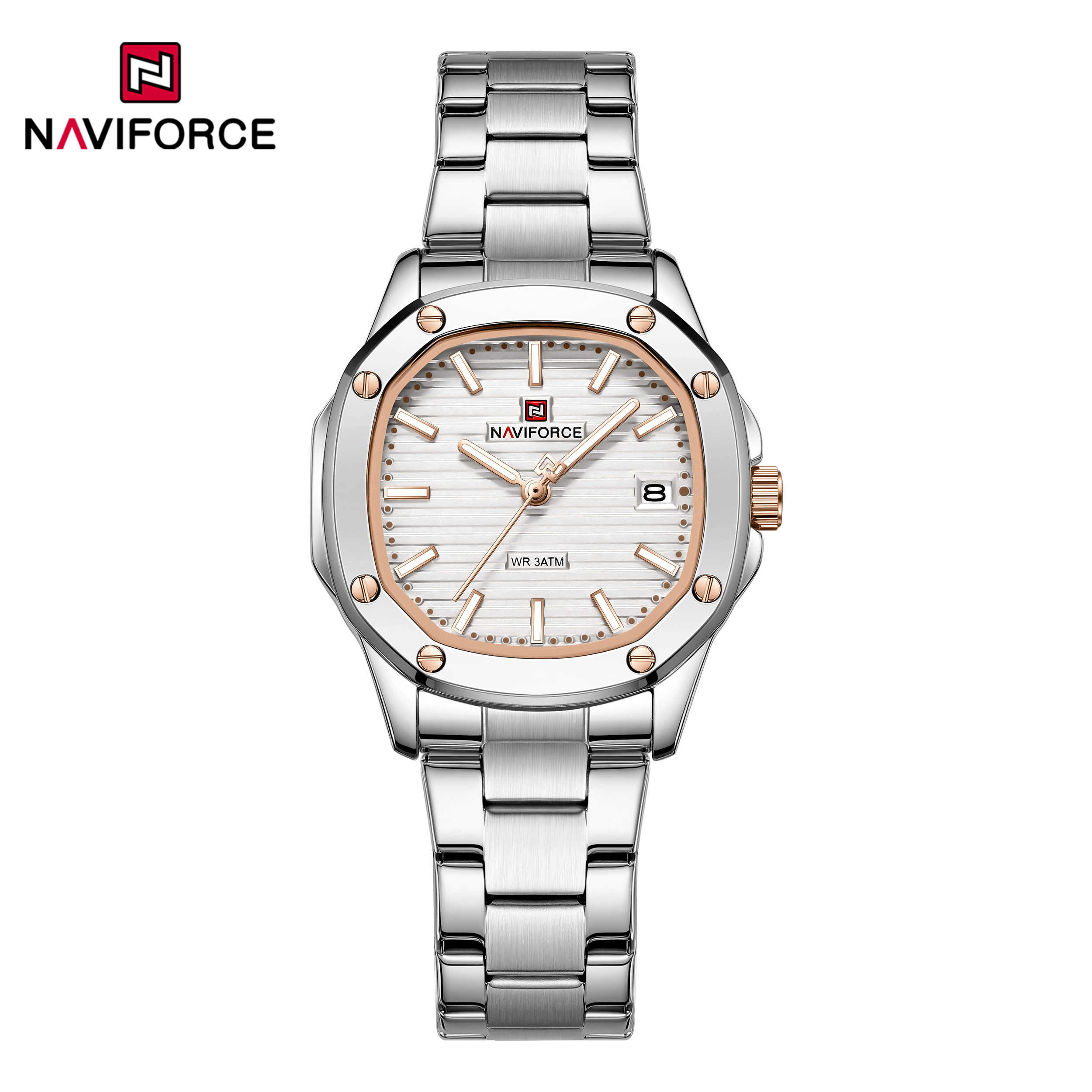 ساعت مچی زنانه نیوی فورس  NAVIFORCE nf5069s sws