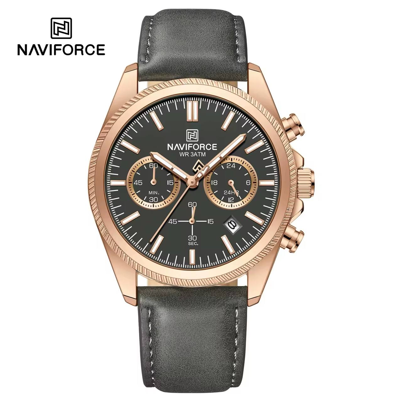 ساعت مچی مردانه اورجینال naviforce nf8082 rggy