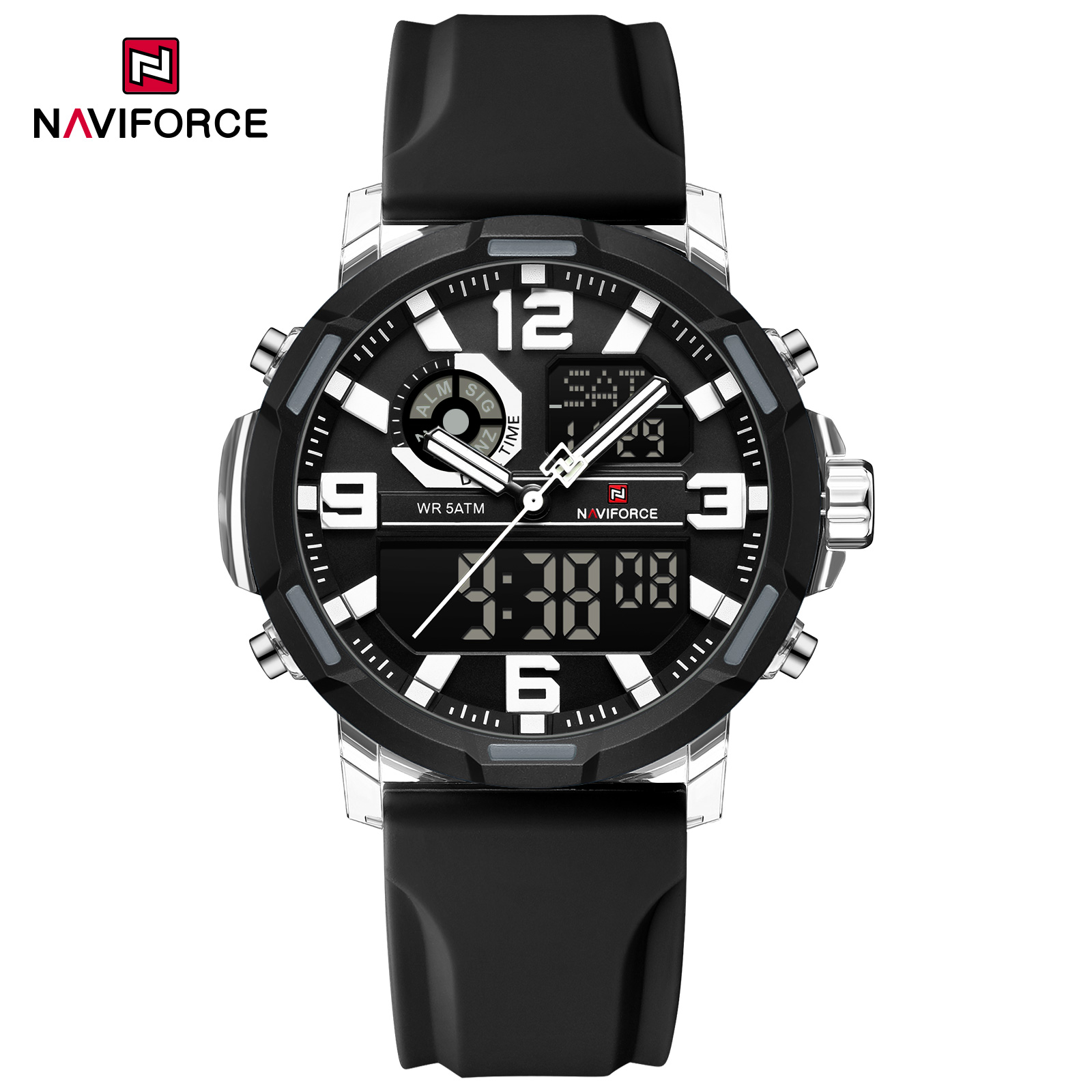 ساعت مچی مردانه اورجینال naviforce nf7130 SWB