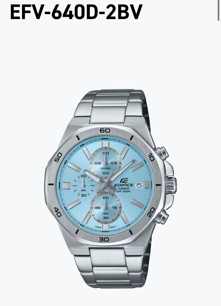 ساعت کاسیو اورجینال مردانه CASIO EDIFICE EFV-640D-2b