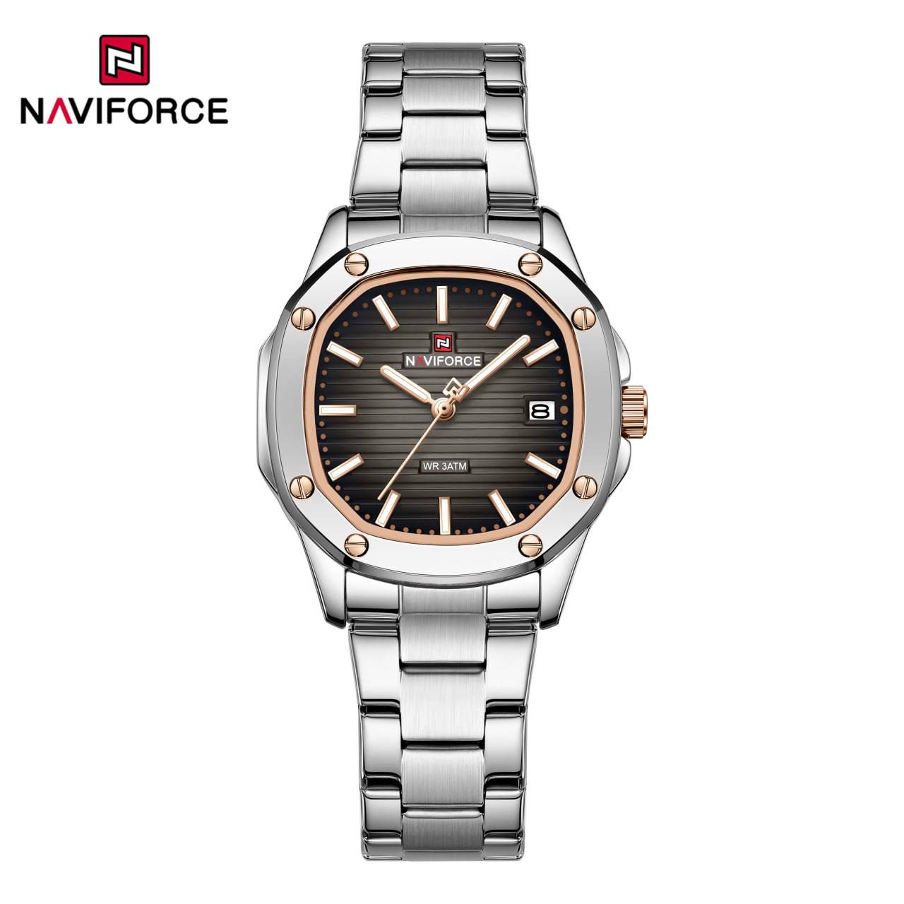 ساعت مچی زنانه نیوی فورس  NAVIFORCE nf5069s sbgys