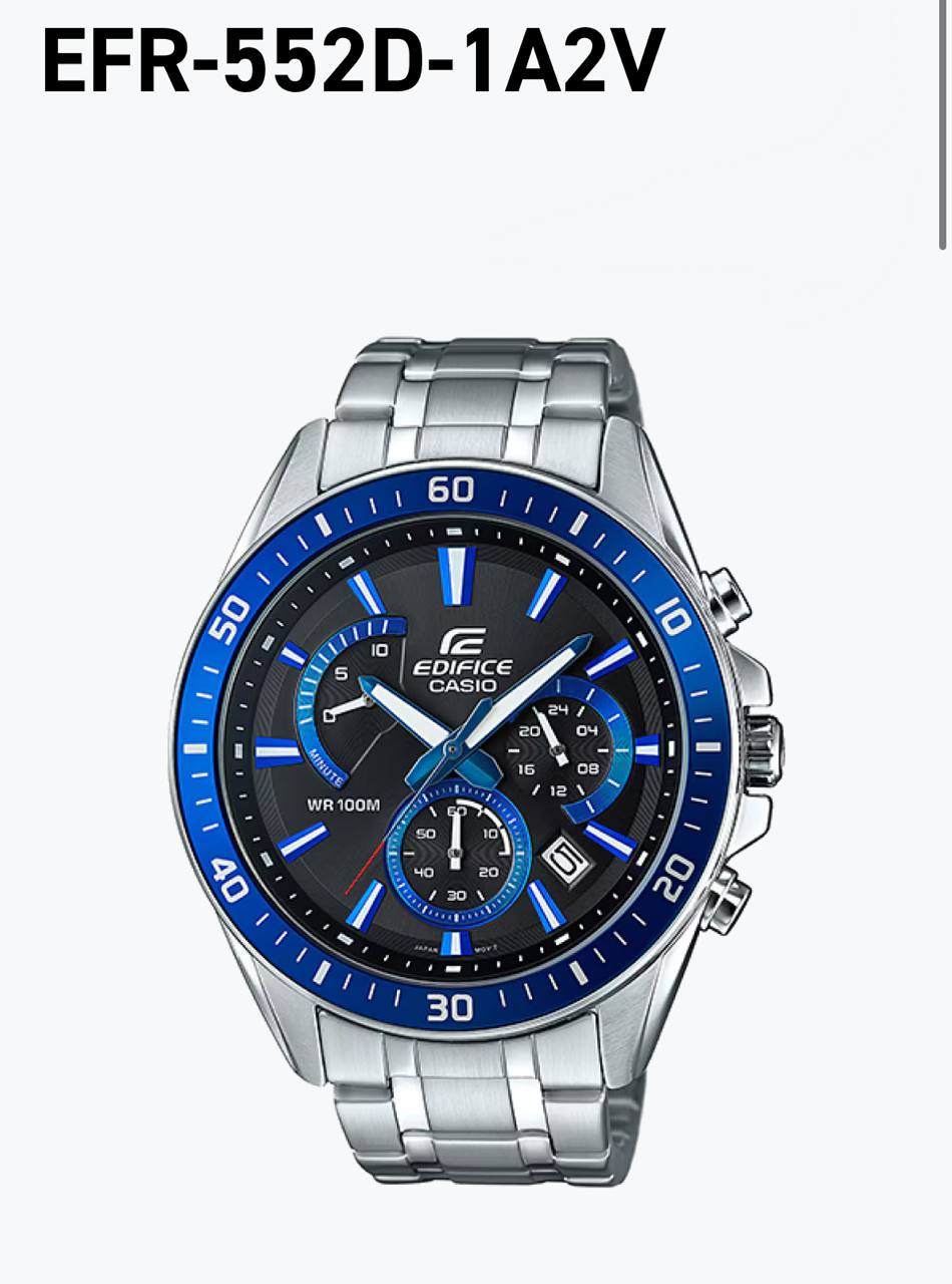 ساعت کاسیو اورجینال مردانه CASIO EDIFICE EFR-552D-1A2