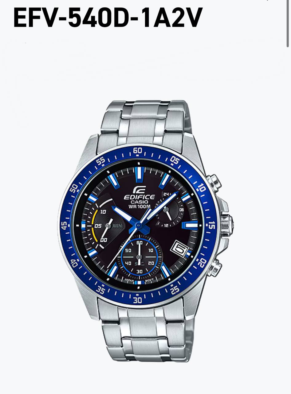 ساعت مچی مردانه کاسیو ادیفایس CASIO EDIFICE EFV-540D-1A2V