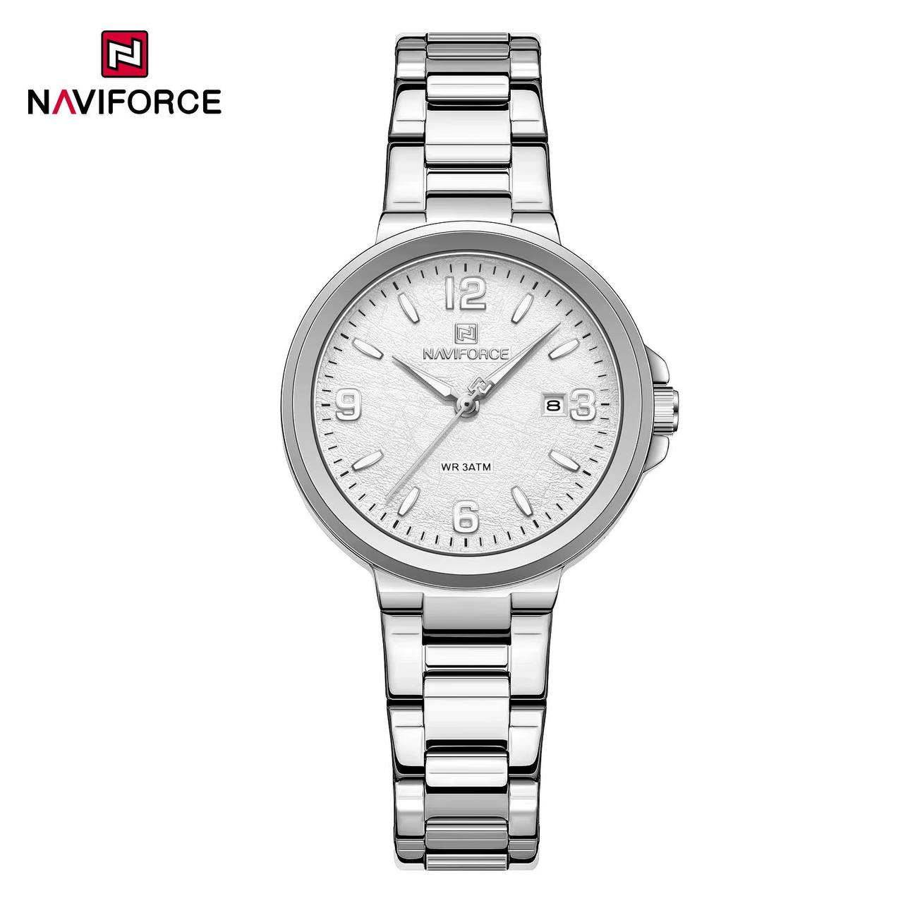ساعت مچی زنانه نیوی فورس  NAVIFORCE nf5077 sw