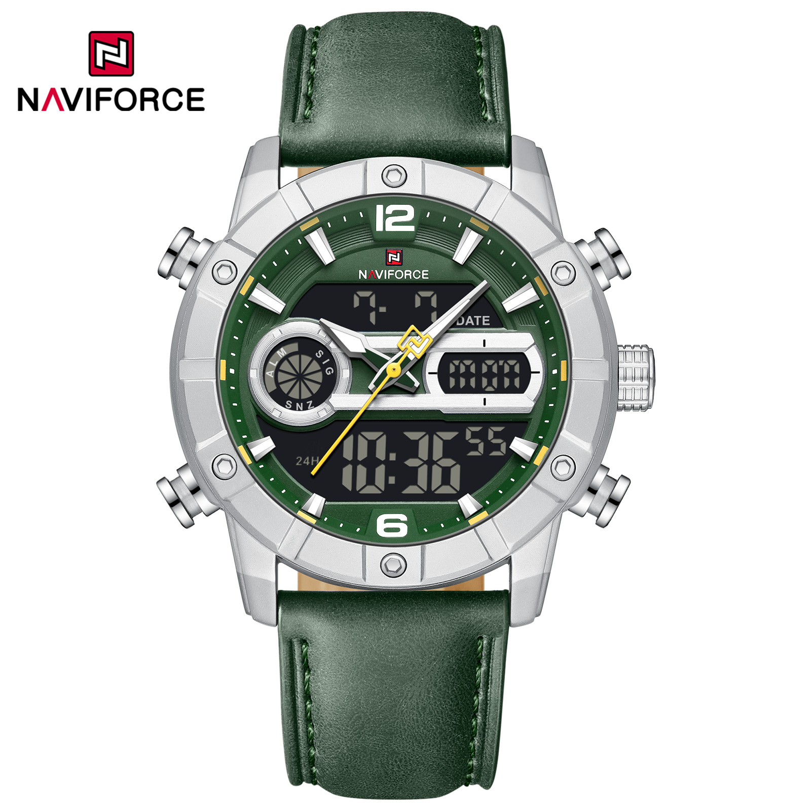 ساعت مچی مردانه اورجینال  naviforce  nf9263 sgn