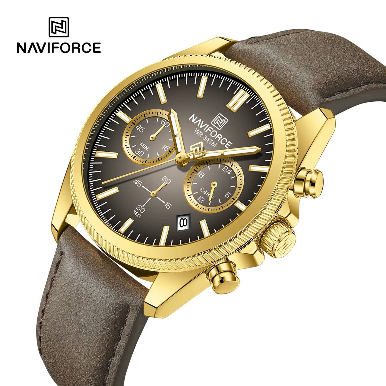 ساعت مچی مردانه اورجینال naviforce nf8082 ggydbn