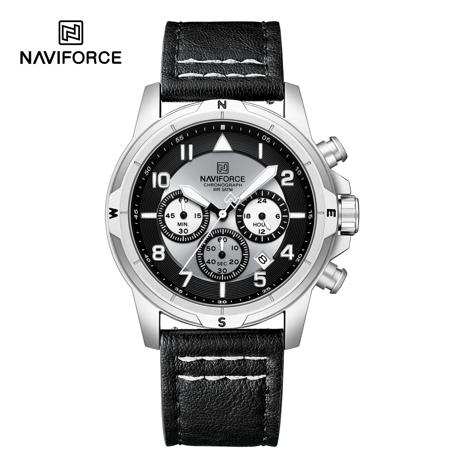 ساعت مچی مردانه اورجینال naviforce nf8077 swb