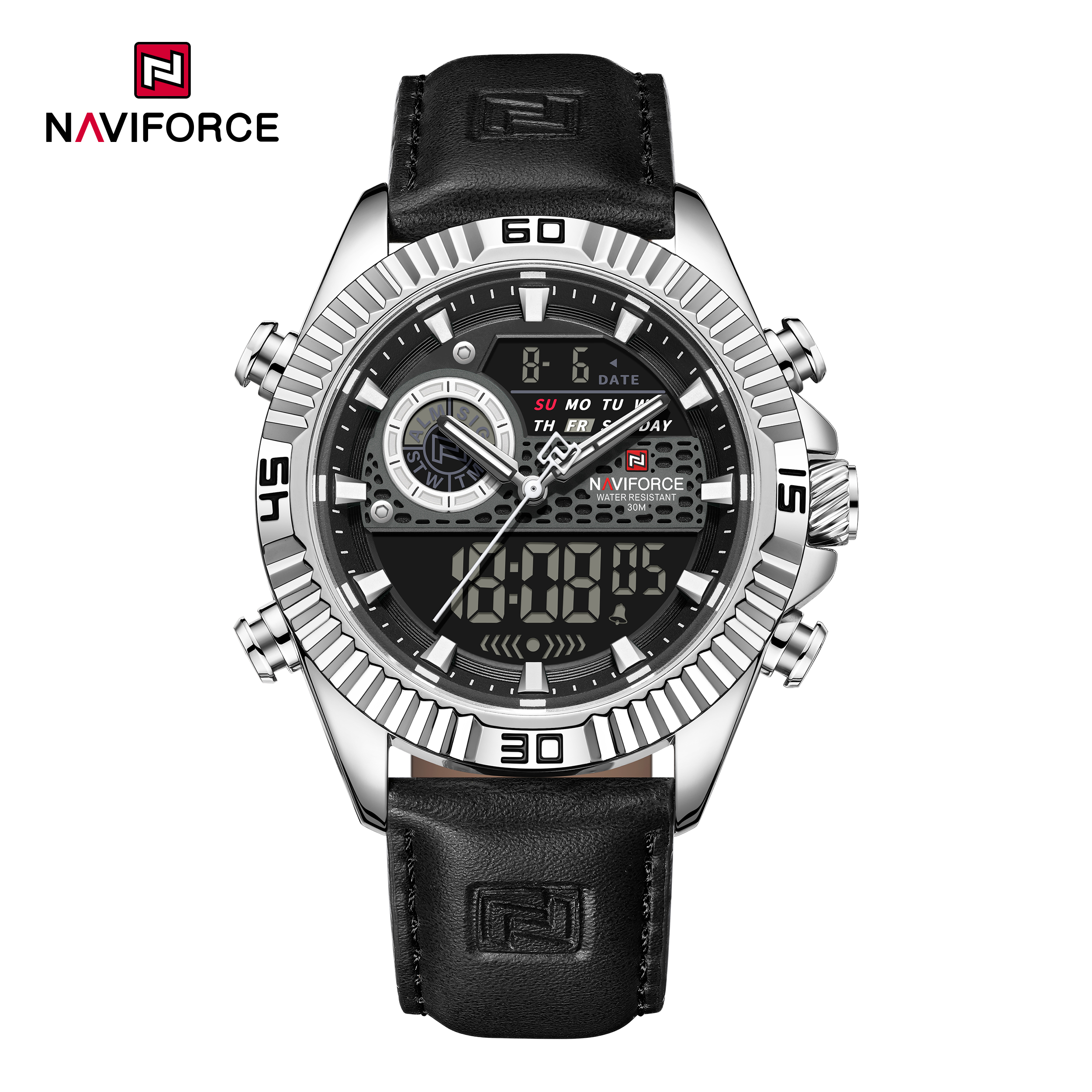 ساعت مچی مردانه اورجینال naviforce nf9262 sbb