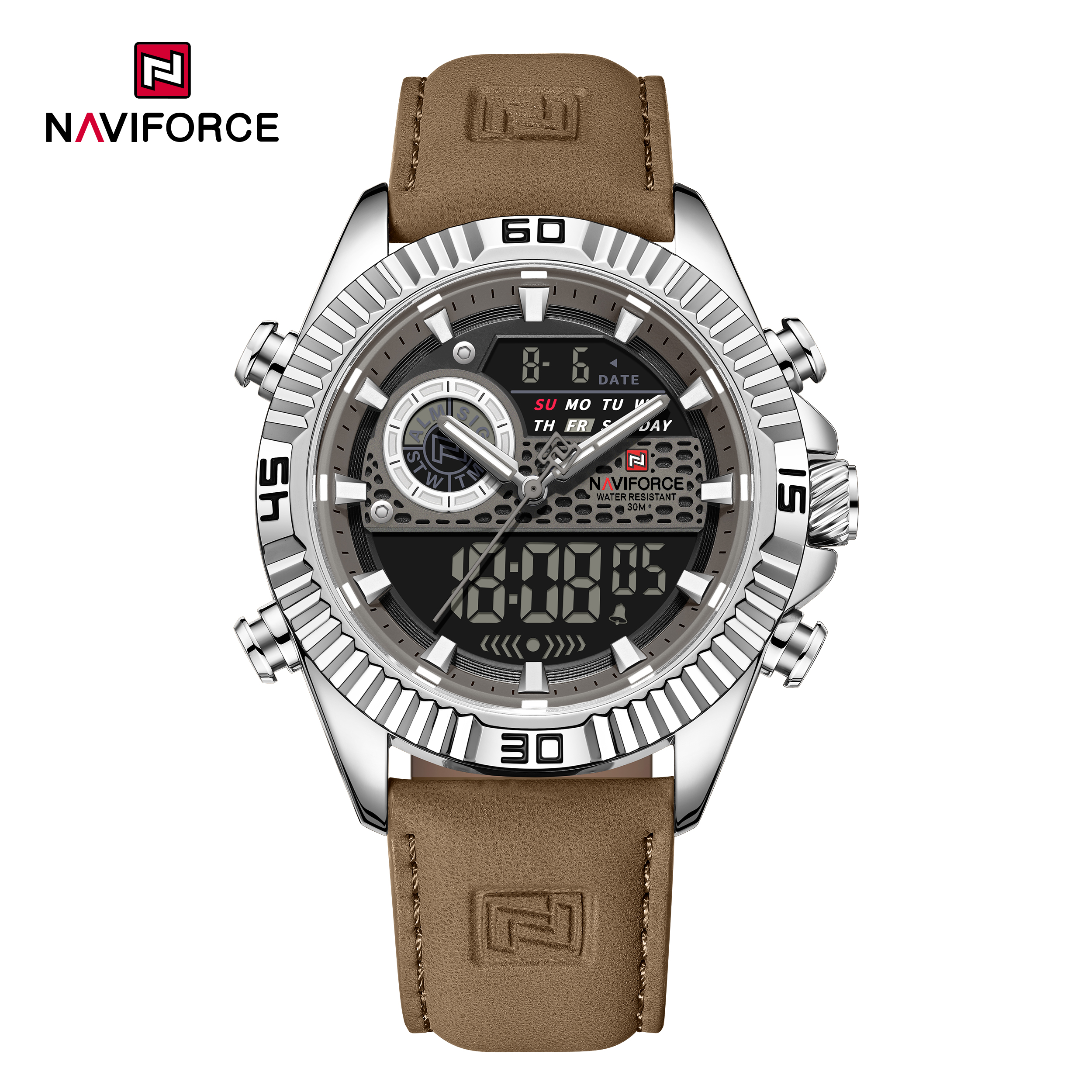 ساعت مچی مردانه اورجینال naviforce nf9262 sgybn