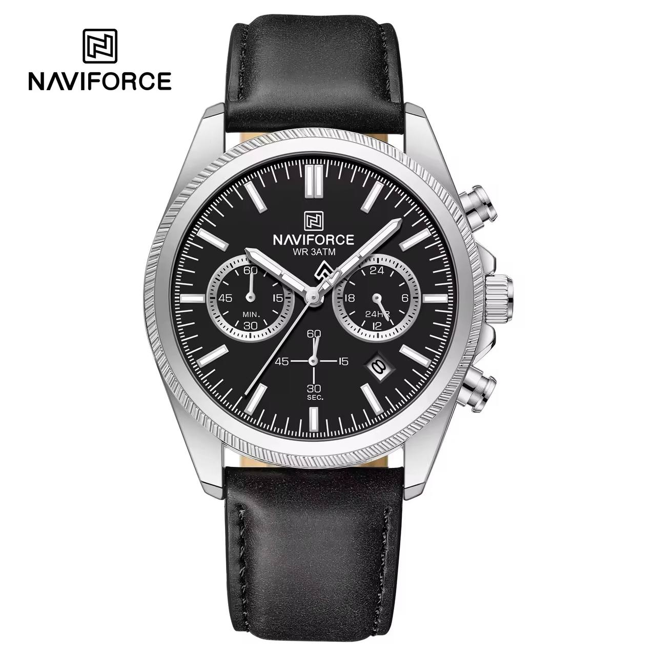 ساعت مچی مردانه اورجینال naviforce nf8082 sbb