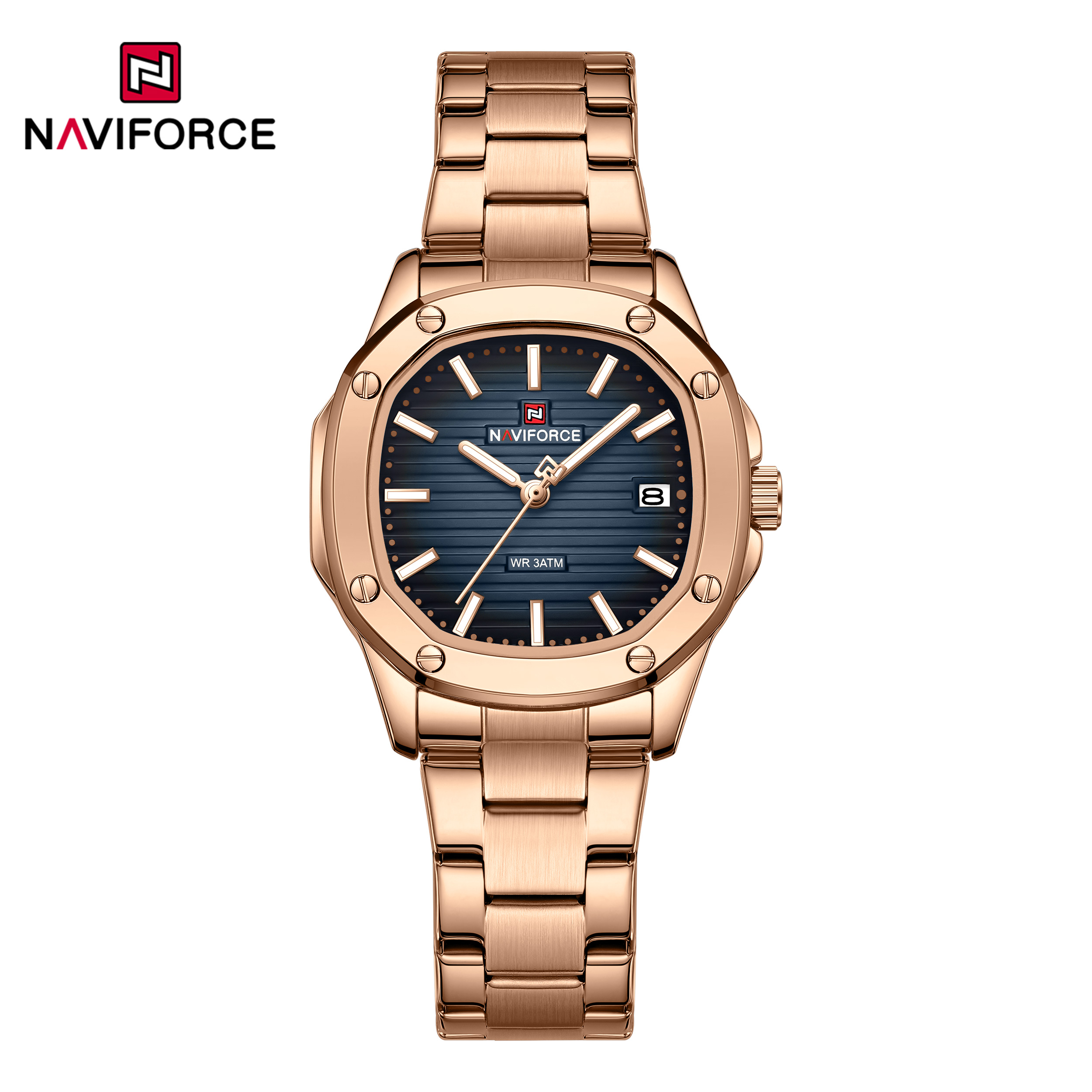 ساعت مچی زنانه نیوی فورس  NAVIFORCE nf5069s rgberg