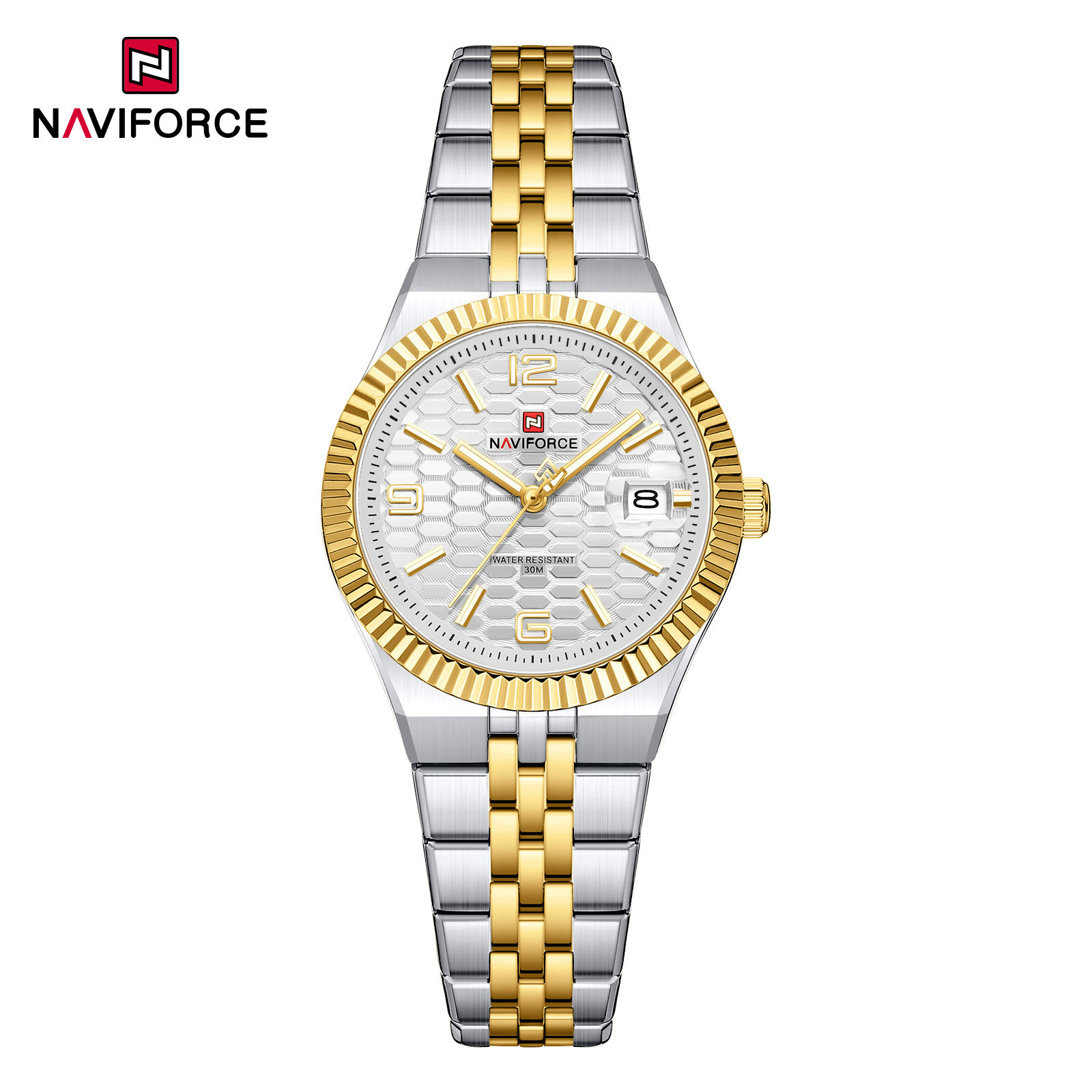 ساعت مچی زنانه نیوی فورس  NAVIFORCE nf5079 swg