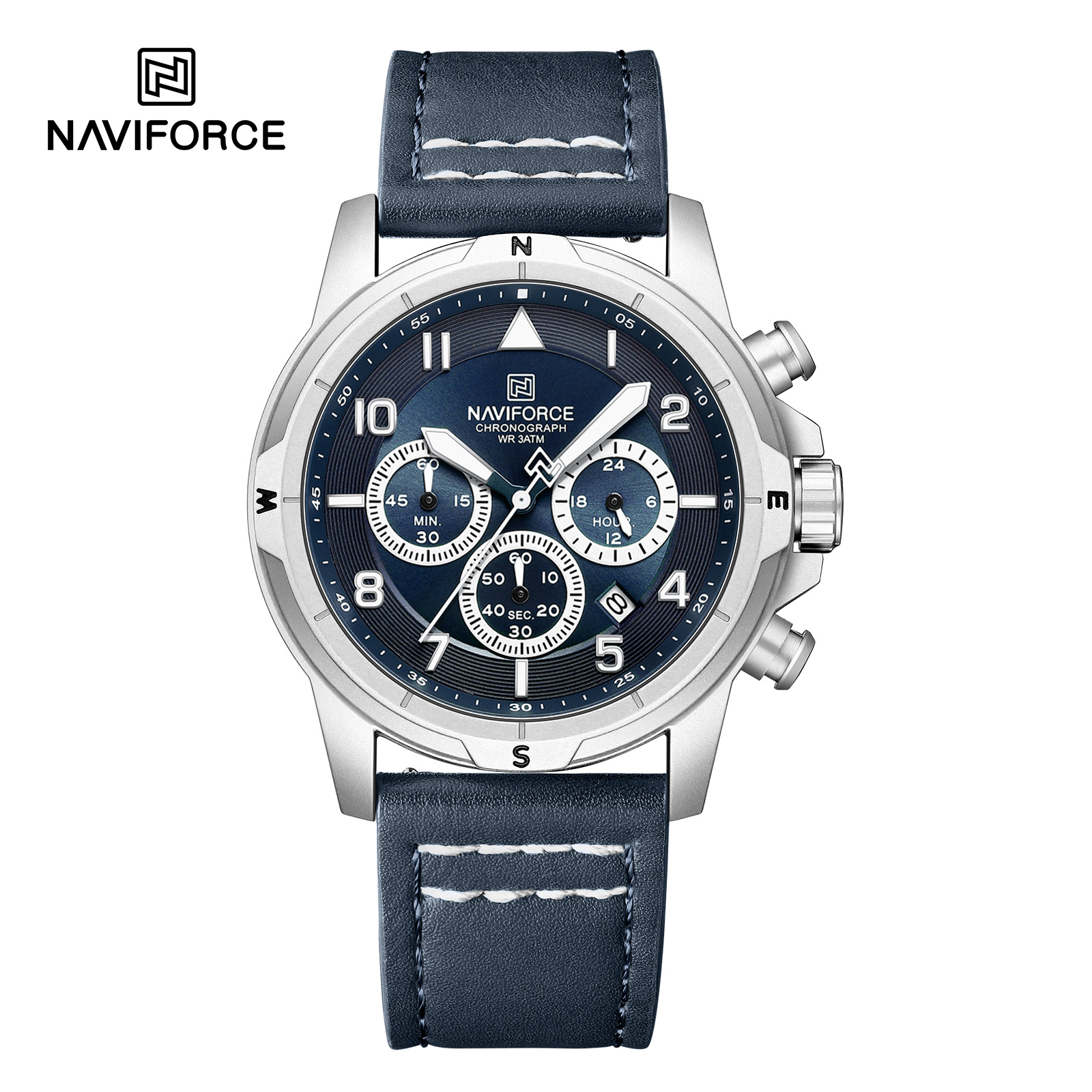 ساعت مچی مردانه اورجینال naviforce nf8077 swbe