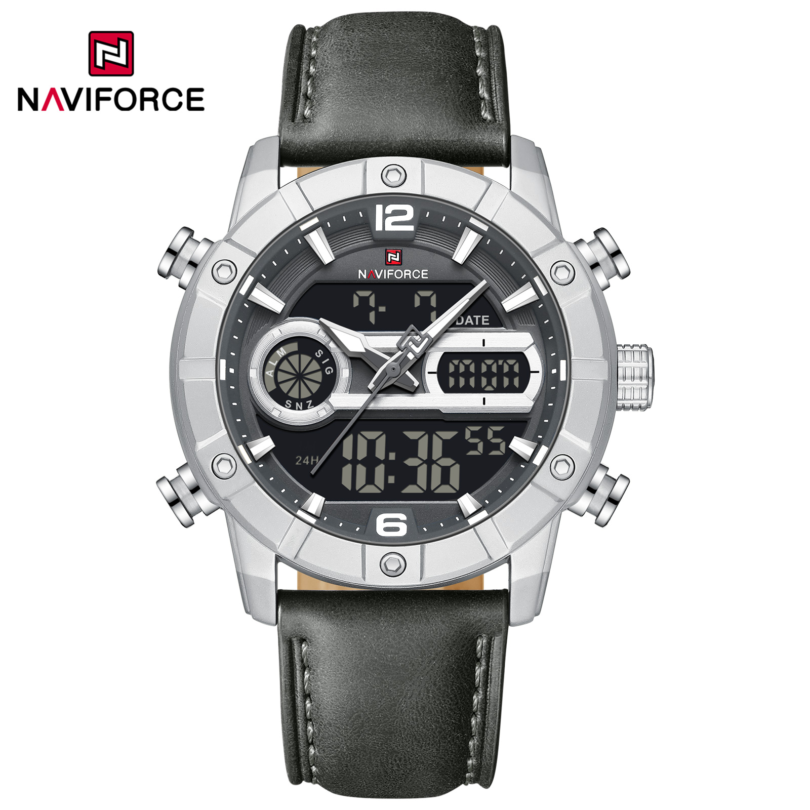 ساعت مچی مردانه اورجینال  naviforce  nf9263 sgy