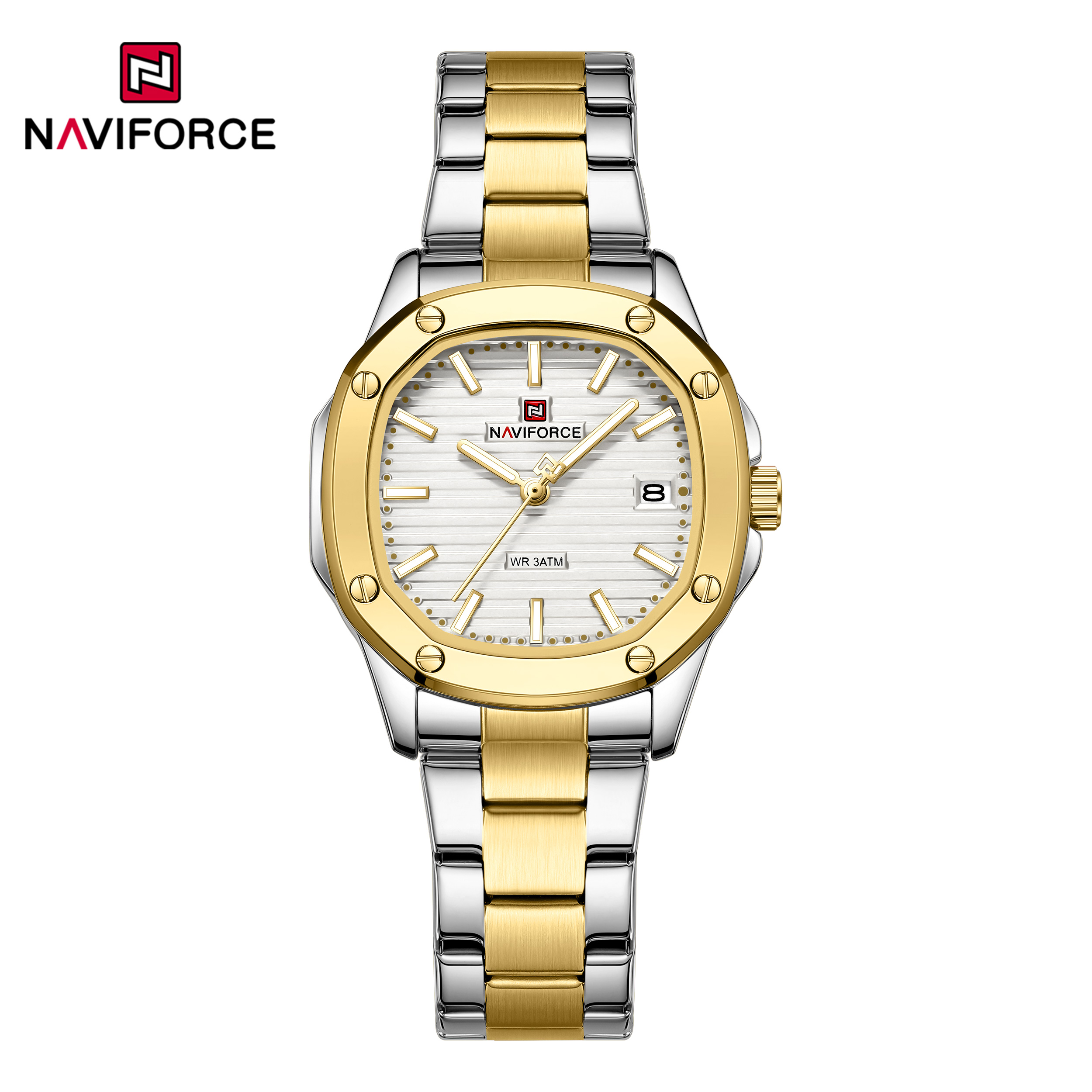 ساعت مچی زنانه نیوی فورس  NAVIFORCE nf5069s gwg