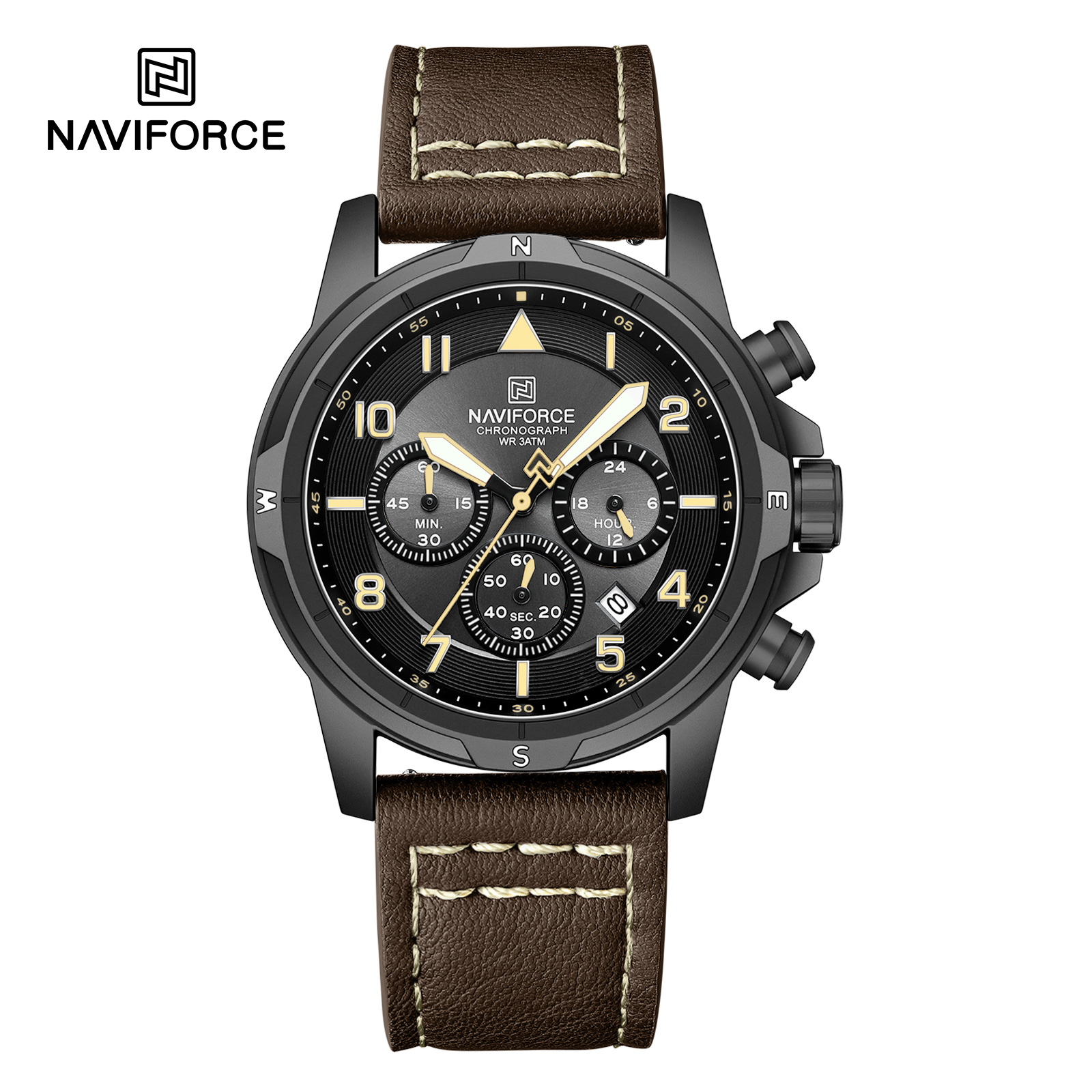 ساعت مچی مردانه اورجینال naviforce nf8077 bybn
